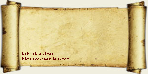 Anđela Glavšić vizit kartica